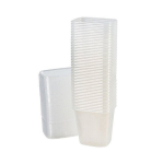 Maisto indelių rinkinys su dangteliais, 100 vnt.