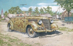 Klijuojamas modelis Roden 820 Ford V8-G81 Cabriolet 1/35