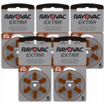 Rayovac A312 (PR41) klausos aparato baterijos 5x6 vnt., 30 vnt.