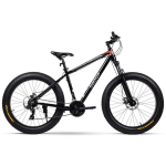 Dviratis Swoop Fatbike 26, juodas