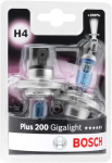 Bosch 12 V H4 Plus 200 Gigalight, 2 dalių rinkinys