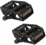 Aliuminio platformos dviračių pedalai juodi 2vnt.