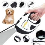 5m i&scaron;traukiamas pavadėlis &scaron;uniui LIVMAN H-40 su LED lempute