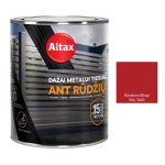 Metalo dažai Altax, raudona RAL3020, 0,75L