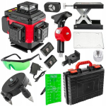 Linijinis lazerinis nivelyras Red Technic RTPLK0036, 40 m, žalias