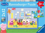 Dėlionė Ravensburger Peppa Pig, 2x12 d.