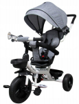 Daugiafunkcinis stumiamas triratukas R-Sport T4, pilkas