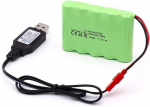 Įkraunama baterija, 6V 2400mAh Ni-MH AA RC