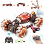 RC ma&scaron;ina automobilis, valdomas nuotolinio valdymo pultu ir rankų gestais Halpix Stunt Car