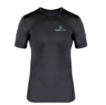 Kompresiniai mar&scaron;kinėliai Gamepatch Short Sleeves, juodi
