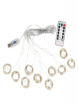 LED girliandos užuolaida, 300 LED, 3x3 m