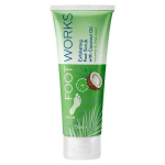 &Scaron;veičiamasis pėdų &scaron;veitiklis su kokosų aliejumi ir laimo ekstraktu Avon Footworks, 75 ml