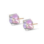 Auksuoti auskarai su Swarovski kristalais