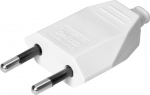 Baltas plok&scaron;čias ki&scaron;tukas 2,5a 250v