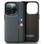 BMW M dėklas iPhone 16 Pro - Tamsiai pilka
