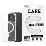 Dėklas telefonui baltas permatomas su MagSafe iPhone 16 Pro CARE by PanzerGlass