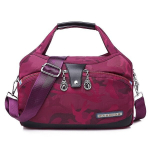 Vandeniui atspari moteri&scaron;ka rankinė, Camouflage Rose red