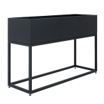 Metalinis vazonas FIORINA 100x30x60 - juodas