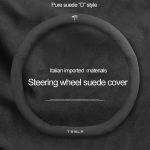 Skirtas Tesla Model 3 Y X S vairo dangtis 4 sezonams 36&ndash;38 CM skersmens vairo zom&scaron;inis dangtelis, automobilio salono priedai