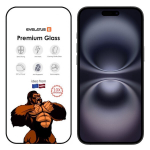 &bdquo;Evelatus Apple iPhone 16 Plus&ldquo; &bdquo;Corning Gorilla Glass&ldquo; antistatinis 3D pilnas dėklas, 10 kartų tvirtesnis, juodas