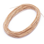 Kietas Kanitelė, Spyruoklinė viela, Varis, 1mm, Spalva: Rožinis Auksas, apie 250cm/10g