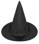 Raganos skrybėlė, juoda