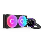 NZXT Kraken Elite 280 RGB - AIO skysčio au&scaron;intuvas CPU - 280mm radiatorius - F280 RGB ventiliatorius - 2,72 colių IPS LCD