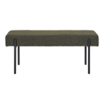 Lauko suolas Swindon, 100x36x42.5 cm, žalias