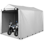 Costway Garažo palapinė, 160 x 218 x 164 cm, pilka