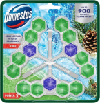 Domestos Power 5 Pine WC valiklis-gaiviklis, 3x50 g