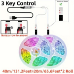 RGB LED juostelė muzikinė namų dekorui 40m
