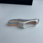 Nailoninis dirželis Xiaomi Mi Band 4-8 apyrankei.,  1 Spalvingas