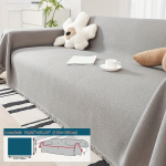 Vandeniui atspari sofa uždanga neslystanti apsauginė danga,  pilka