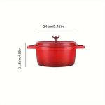 Daugiafunkcinis emalinis puodas su dangčiu 93oz/160.6oz, Balta - 160,6 uncijos
