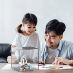 Original money boxes,12cm Piggy Bank Acrylic Clear Dustproof Cube Money Boxes Storage Money Saving Box,