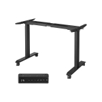 Elektrinis reguliuojamo auk&scaron;čio stalo rėmas 60x175x115cm., juodos spalvos