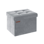 Pufas su daiktadėže 31x41x31cm., pilkos spalvos