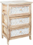 Chest of drawers KASEKE with 3 storage units 40x29x58cm, natural