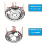 &bdquo;Elektrinės Viryklės La&scaron;ėjimo Padėklų Dangčiai, 4 vnt.&ldquo;