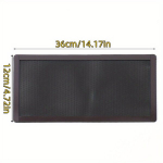 Universalus metalinis dulkių filtras kompiuterio korpusui, 12x36 cm