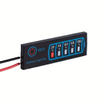 LED akumuliatoriaus talpos matuoklis