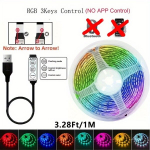 USB LED juostelė dekorui, 3,28 pėdų / 1 mln
