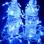 LED &scaron;ventinė girlianda, Mėlyna