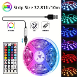 RGB LED juostelė su pultu, 32,81 pėdos / 10 m