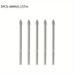 Karbido grąžtų rinkinys plytelėms, 4 mm, 5 vnt., 4mm-5vnt