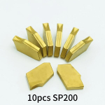 Karbido tekinimo plok&scaron;telės SP200/SP300/SP400 grioveliams, 10 vnt SP200