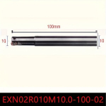 CNC frezavimo įrankio laikiklis su karbido įdėklais, 1vnt EXNO2R010M10.0-100-02