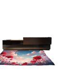 Dekoratyvinis kilimas su gėlėmis, 71 * 99 colių / 180 * 250 cm