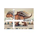 Dirbtinio ka&scaron;myro dinozaurų kilimas, 71 * 99 colių / 180 * 250 cm