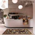 Gėlių ra&scaron;to kilimas patalpoms, 39 * 63 coliai / 100 * 160 cm